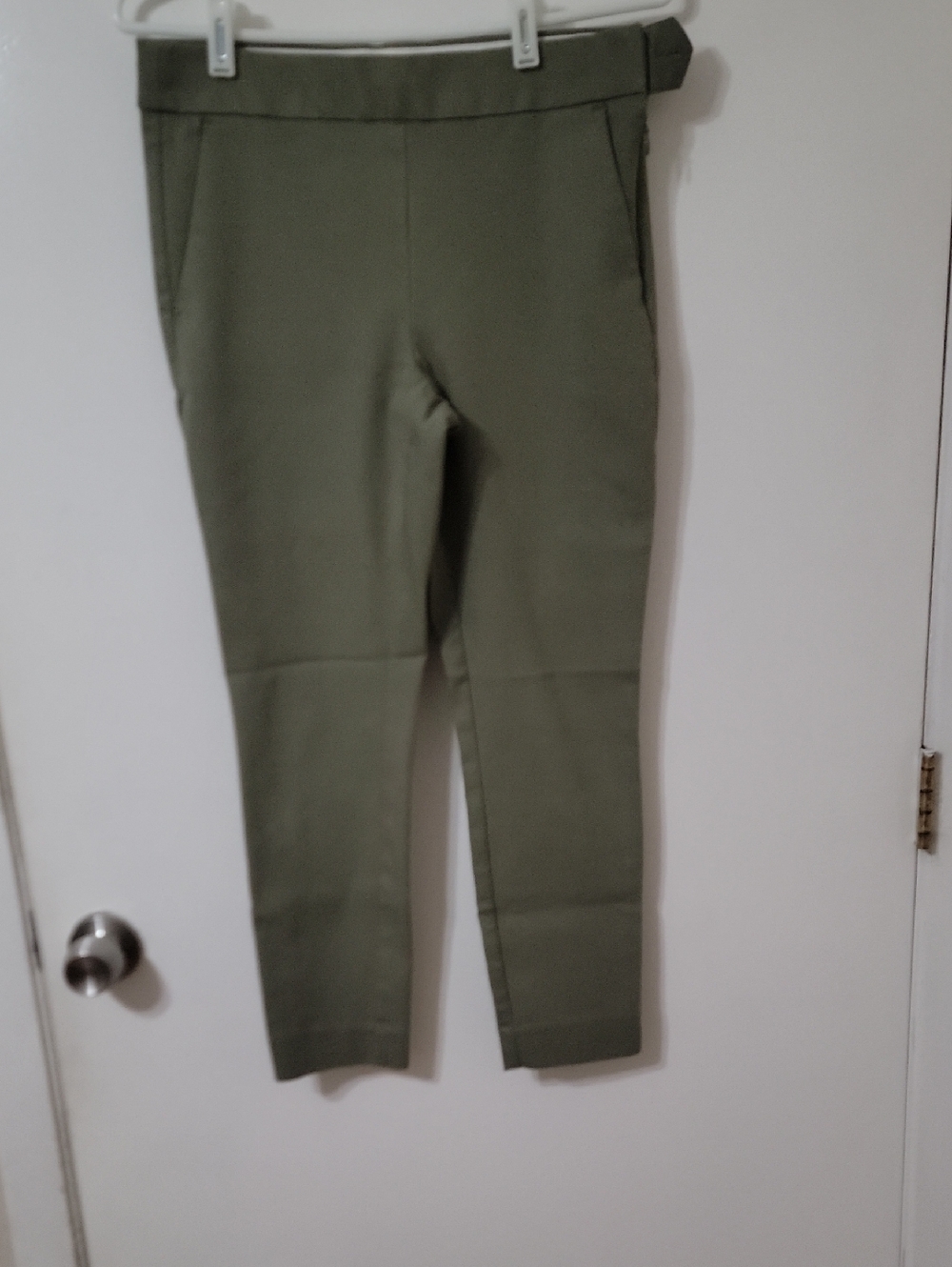 LOFT Olive Green Slim Fit Chinos
